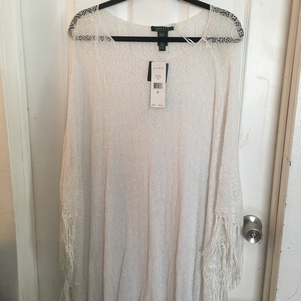 Ralph Lauren Fringe Poncho